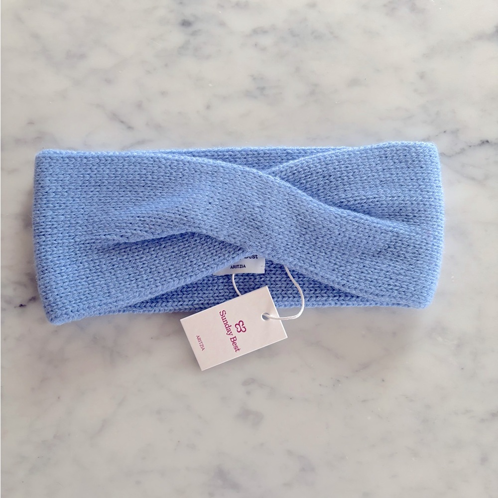 NWT Aritiza - Sunday Best blue headband